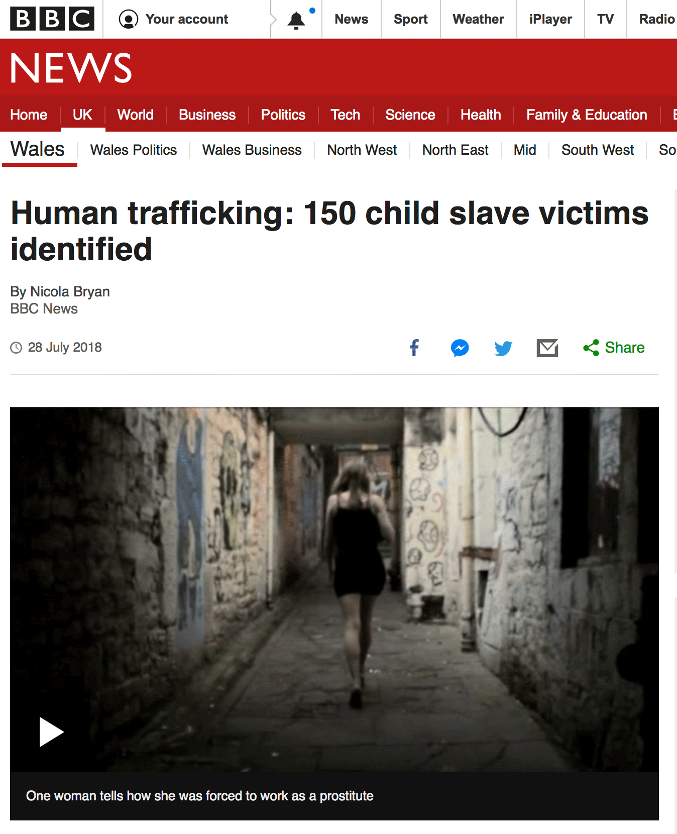 Child Slaves Aged 2 Discovered in Wales