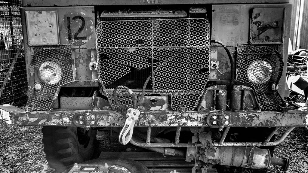 One of Bill's many old trucks. Photo by Angus Iwers.