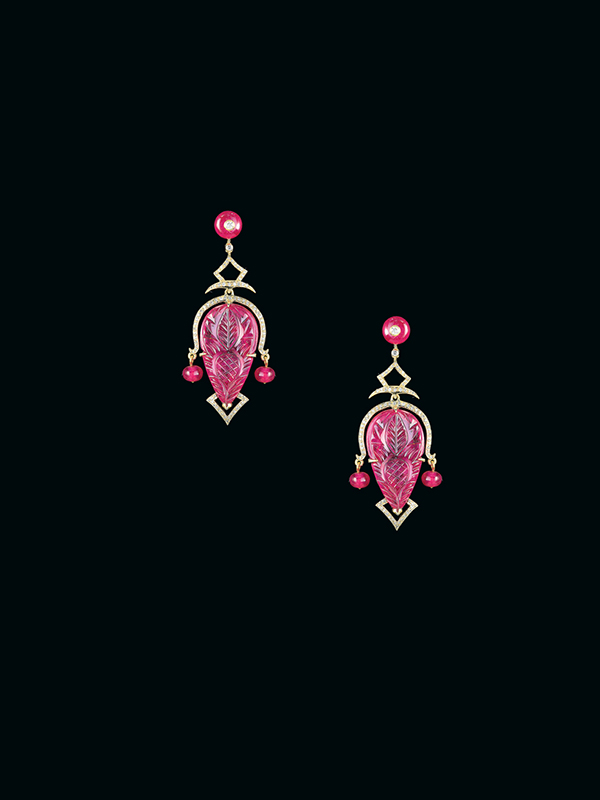 Engraved Ruby Sculptures