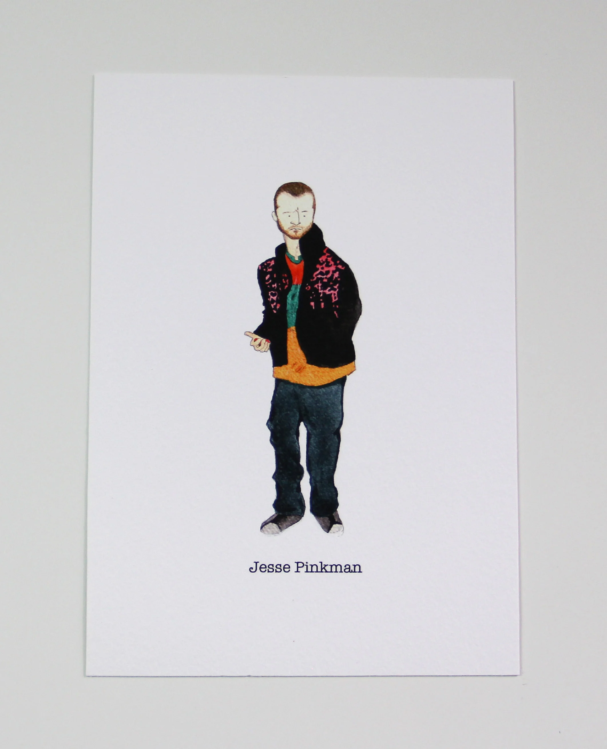 'JESSE PINKMAN' CHARACTERS MINI PRINT