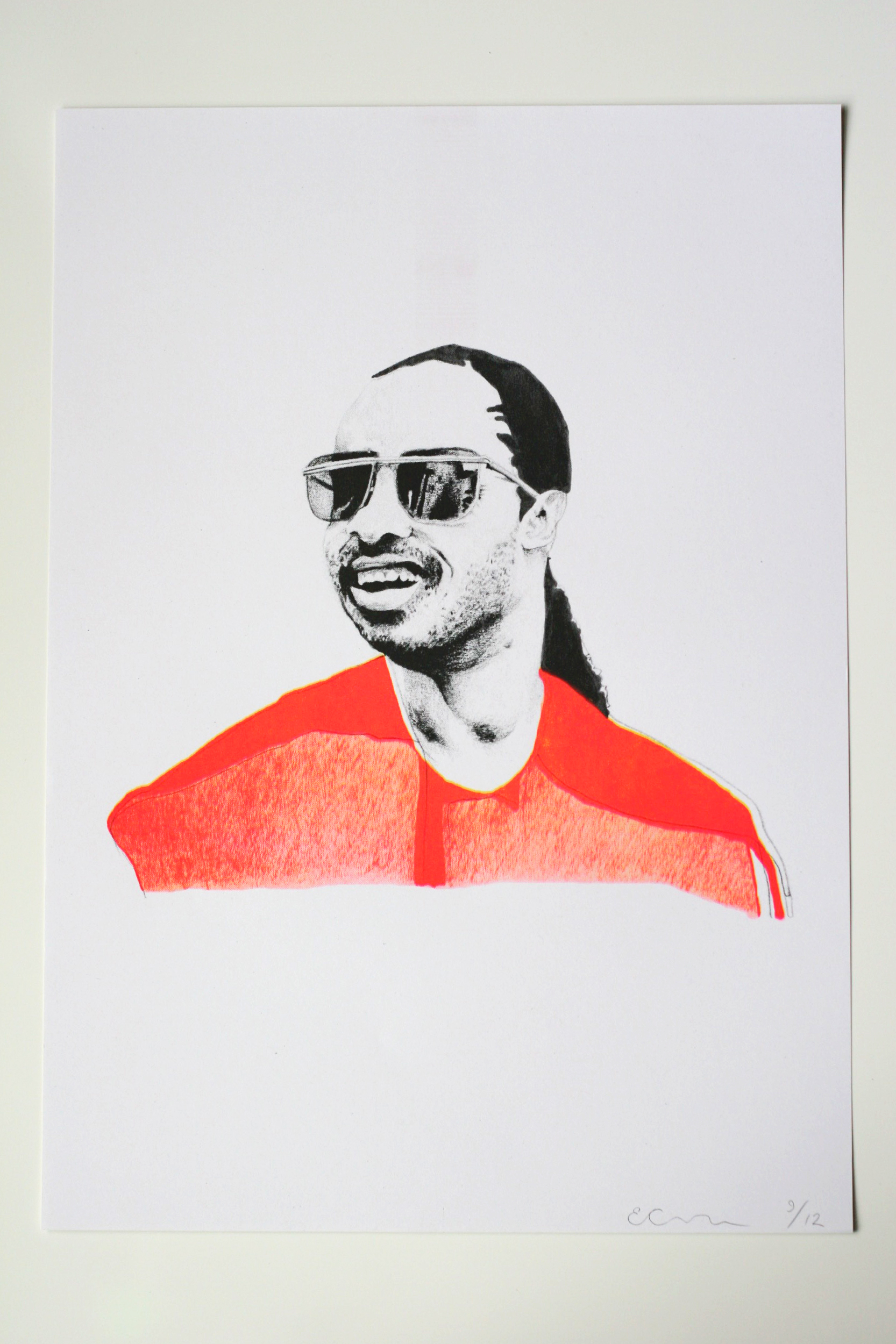 'MR WONDERFUL' STEVIE WONDER RISOGRAPH PRINT