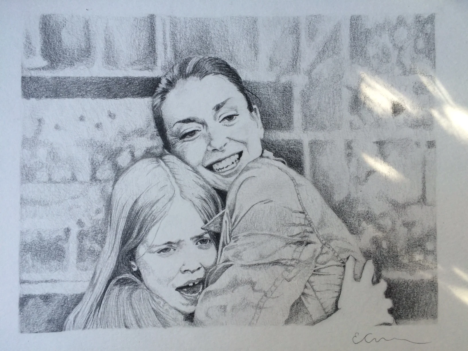 The finished illustration....