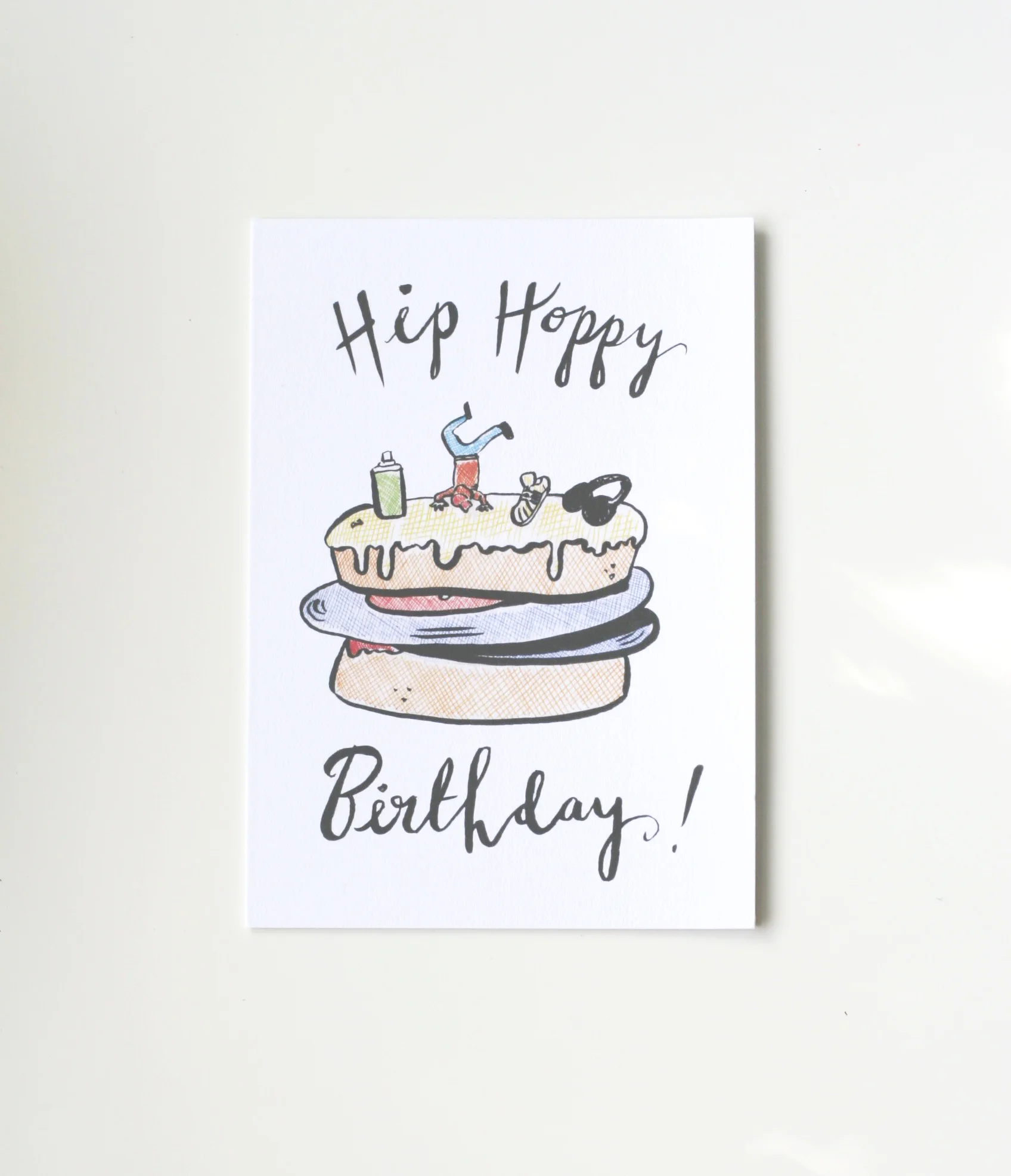 HIP HOPPY BIRTHDAY CARD
