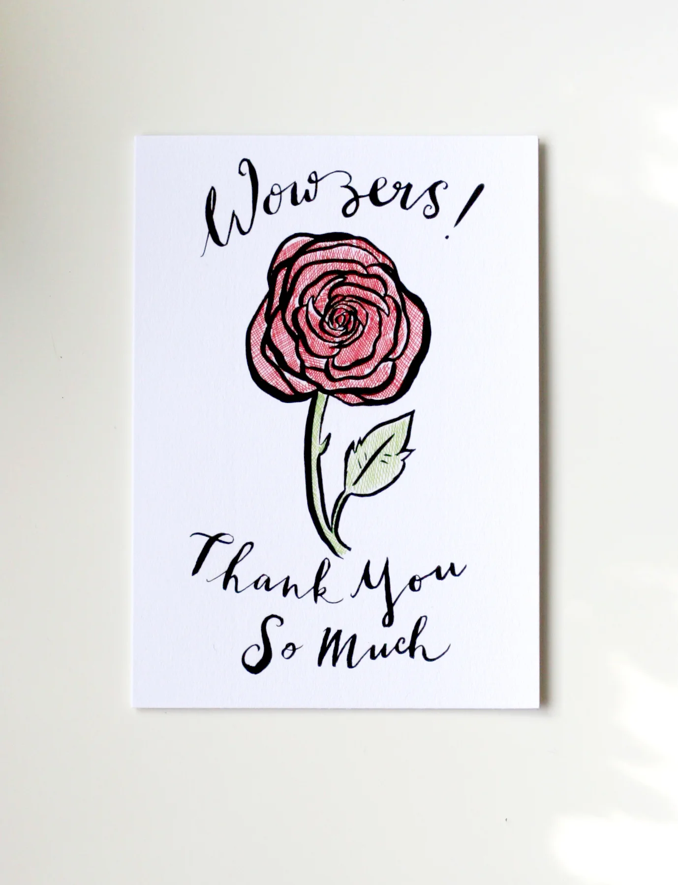 WOWSERS! THANK YOU CARD