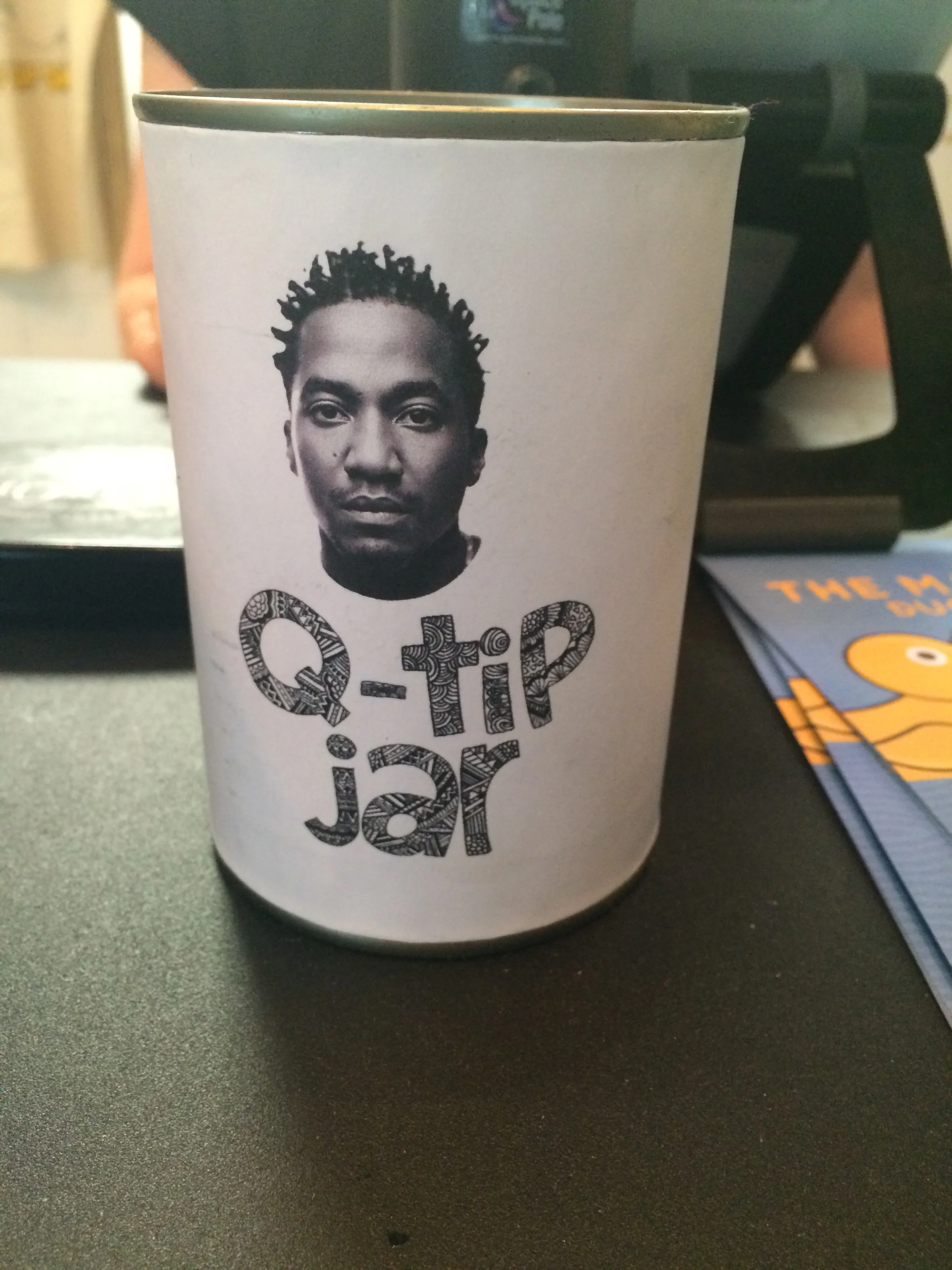 The Q Tip Jar at the brilliant Hip Hop Chip Shop in Manchester