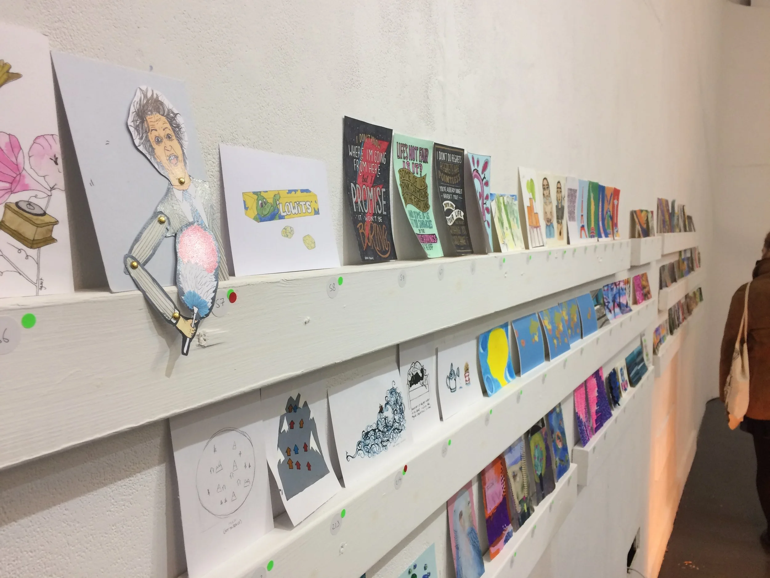 International Postcard Show 2017 runs from 14th January - 11th February and is FREE!