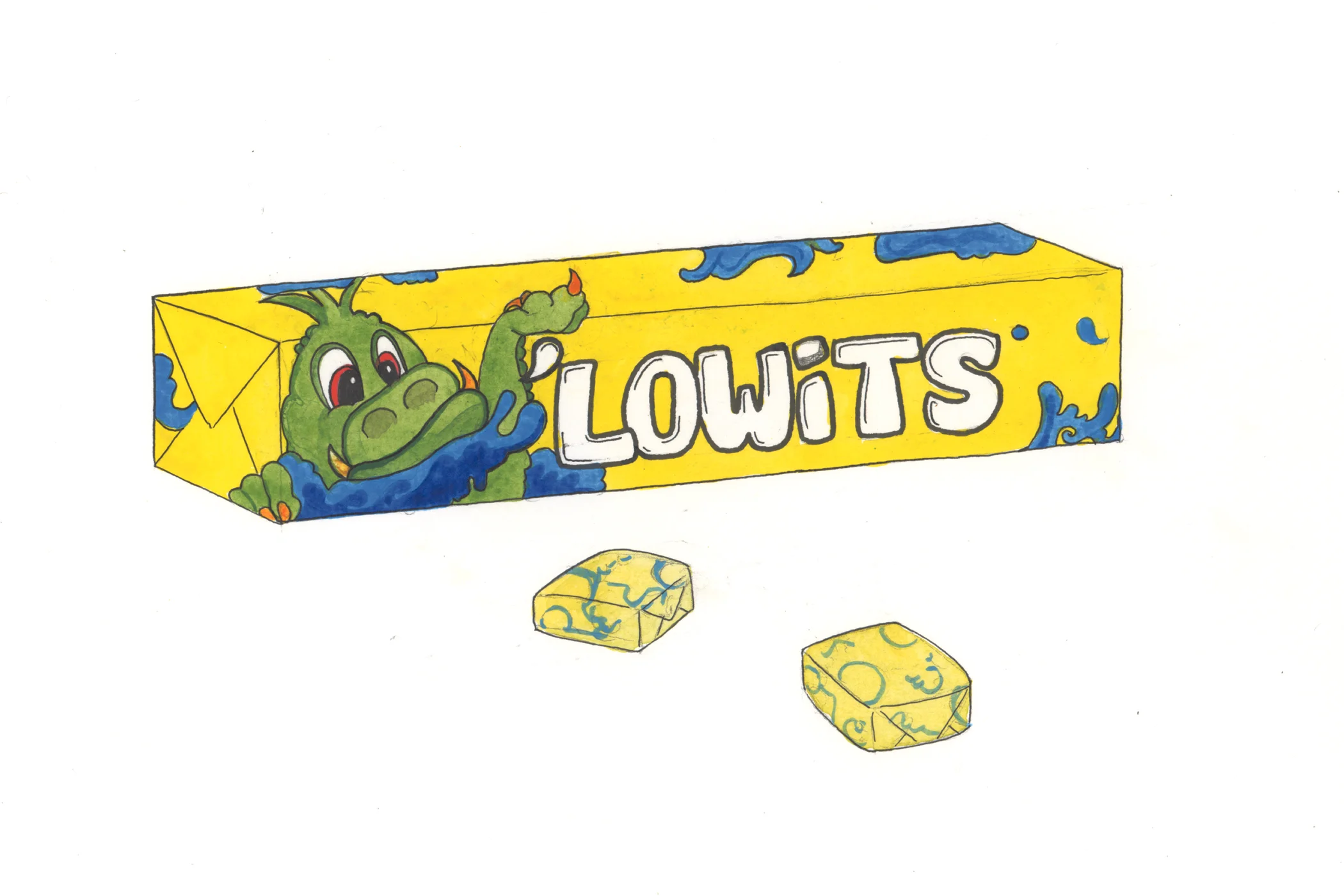''Lowit' means to 'allow it' or 'let it go' (like Frozen?) so I thought I'd play on this well known brand of sweets and offer one to anyone who really needed to chill out and stop worrying.