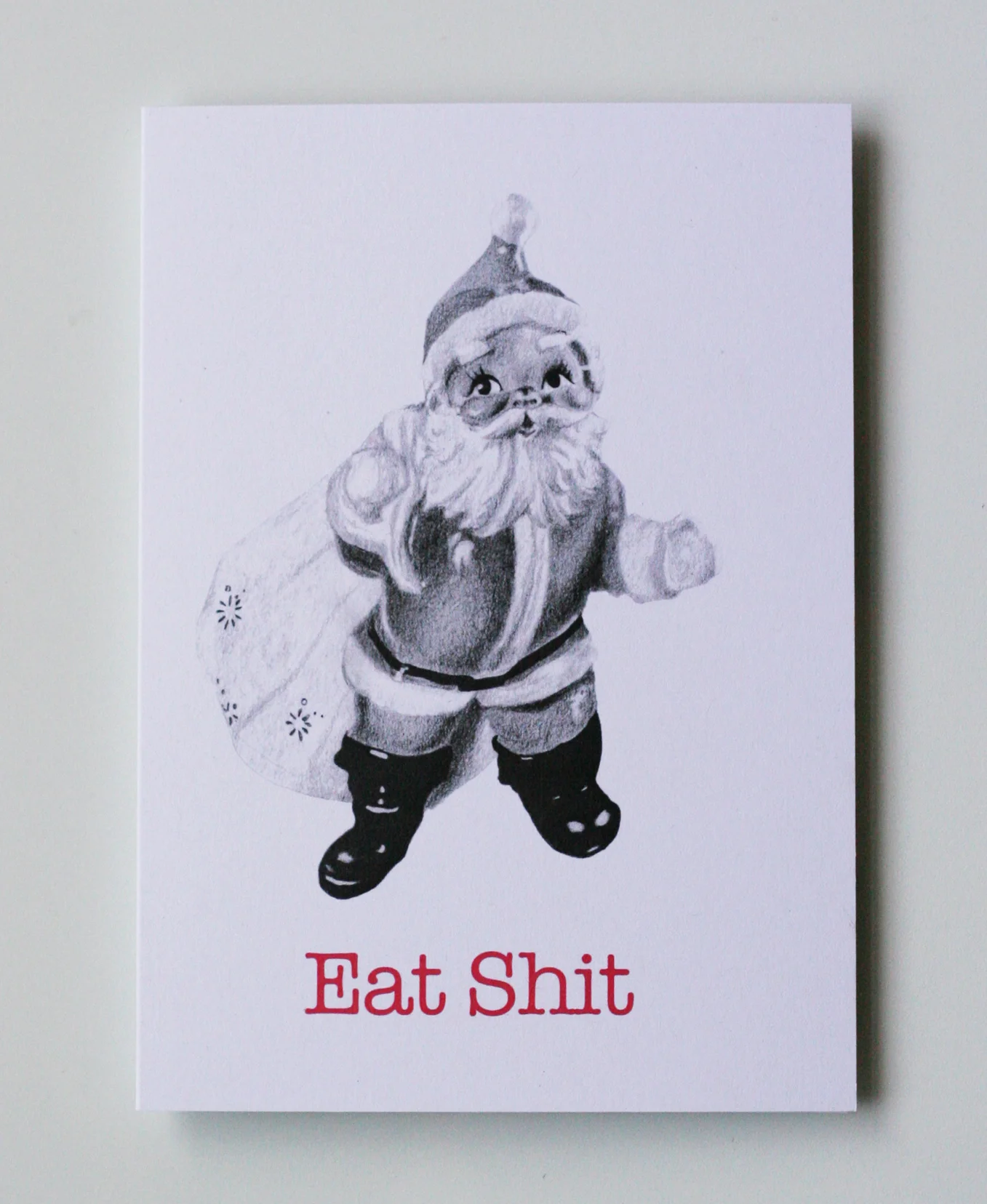 'EAT SHIT' CHRISTMAS CARD