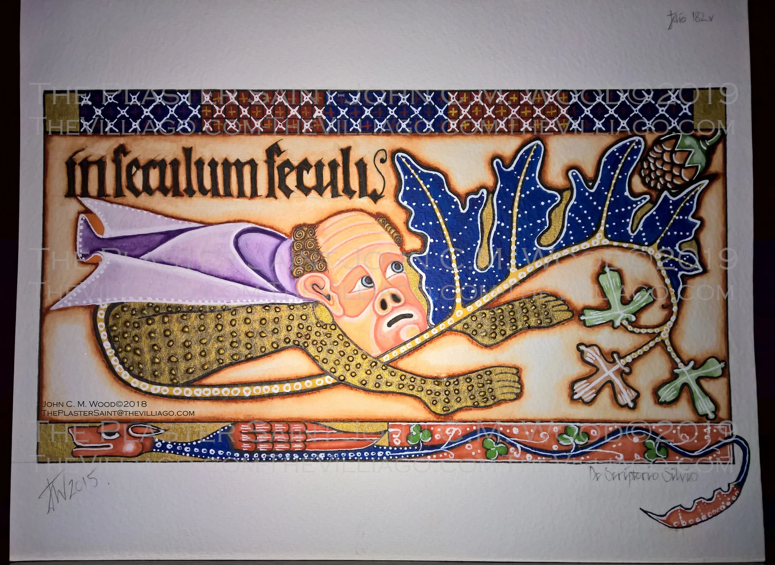 A Grotesque from the Luttrell Psalter. (Final Watermark.).jpg