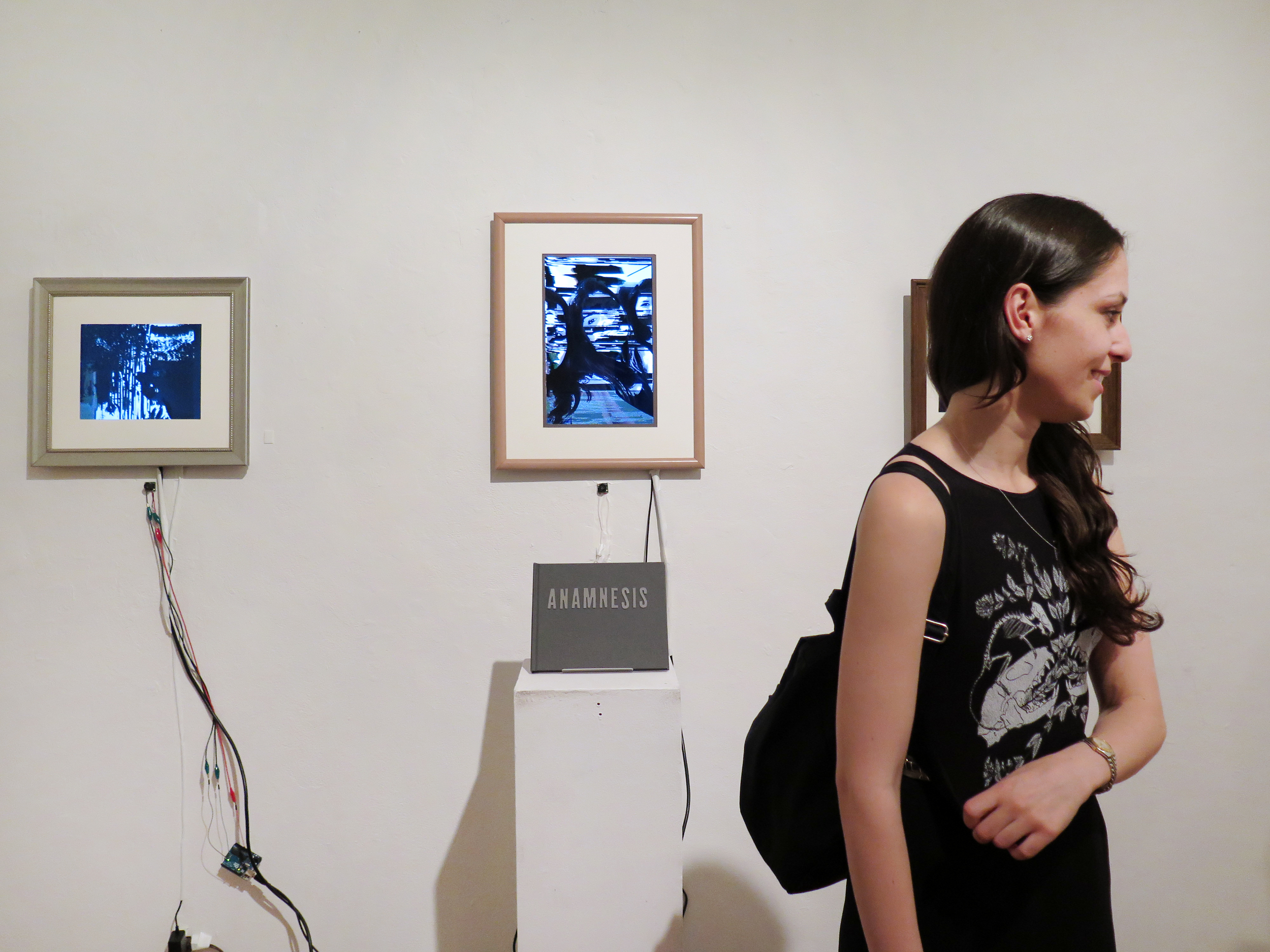 Pre-show set-up. Spark Contemporary Art Space, May 2015.