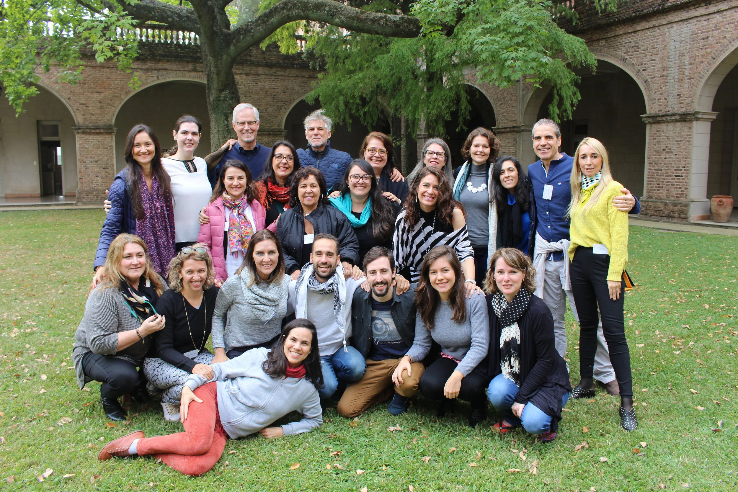 Primer grupo de MSC Teachers en Brasil, con C. Germer, M. Alonso, L. Gregoris, M. de la Fuente y F. Perez,