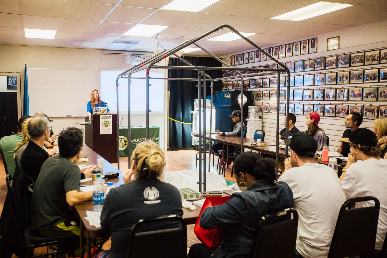 Teaching at the Oaksterdam University