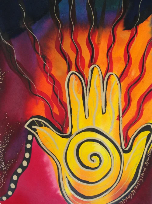 In Thy Hand is the Soul VII - 11" x 14" - SOLD