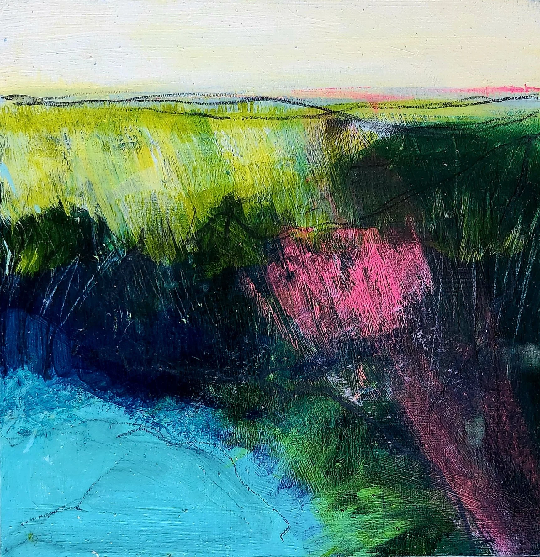 Marsh Magnificent I 12 x 12 $440