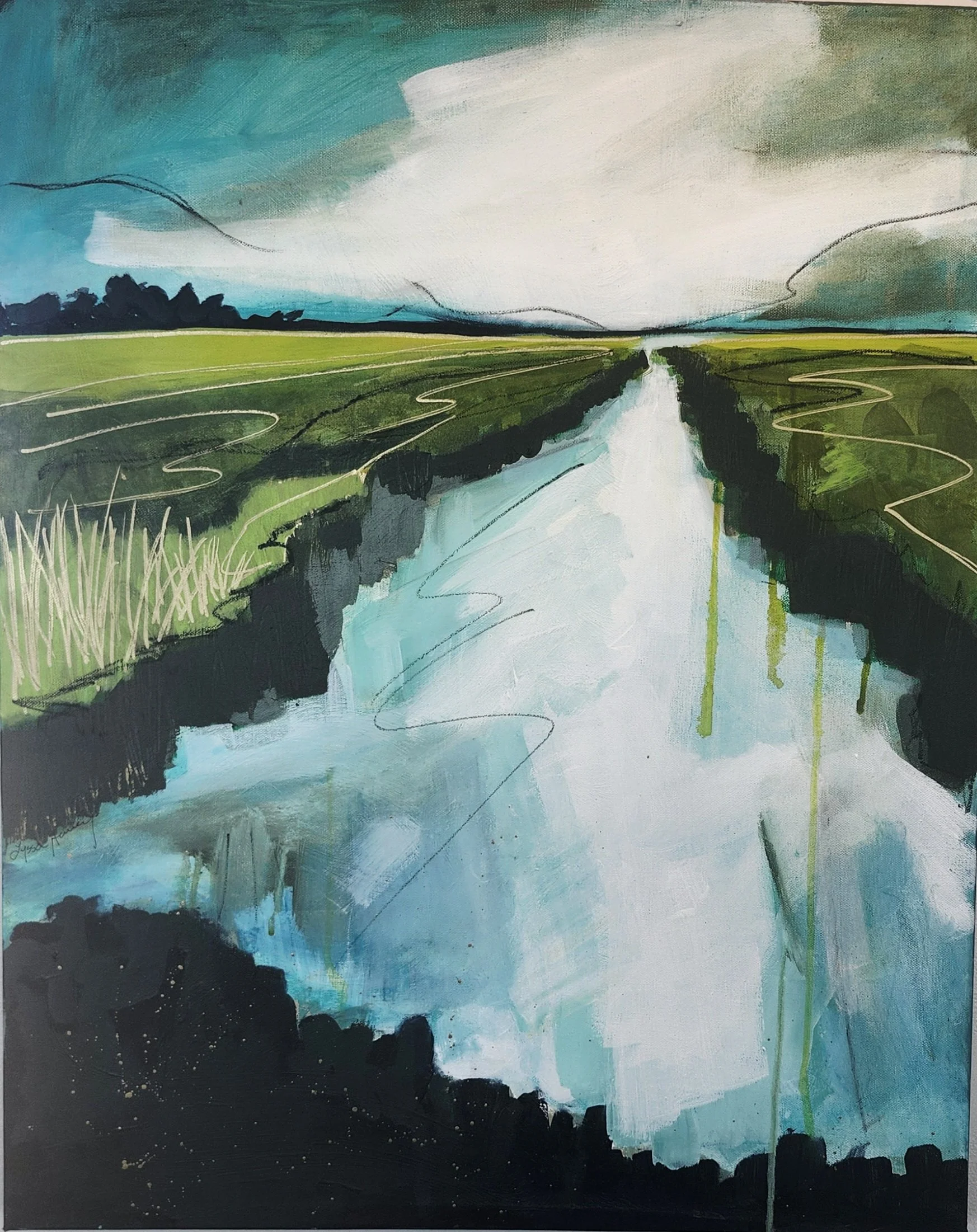 Marsh Magnificent XXV 30"x 24"x 2"  $860.00