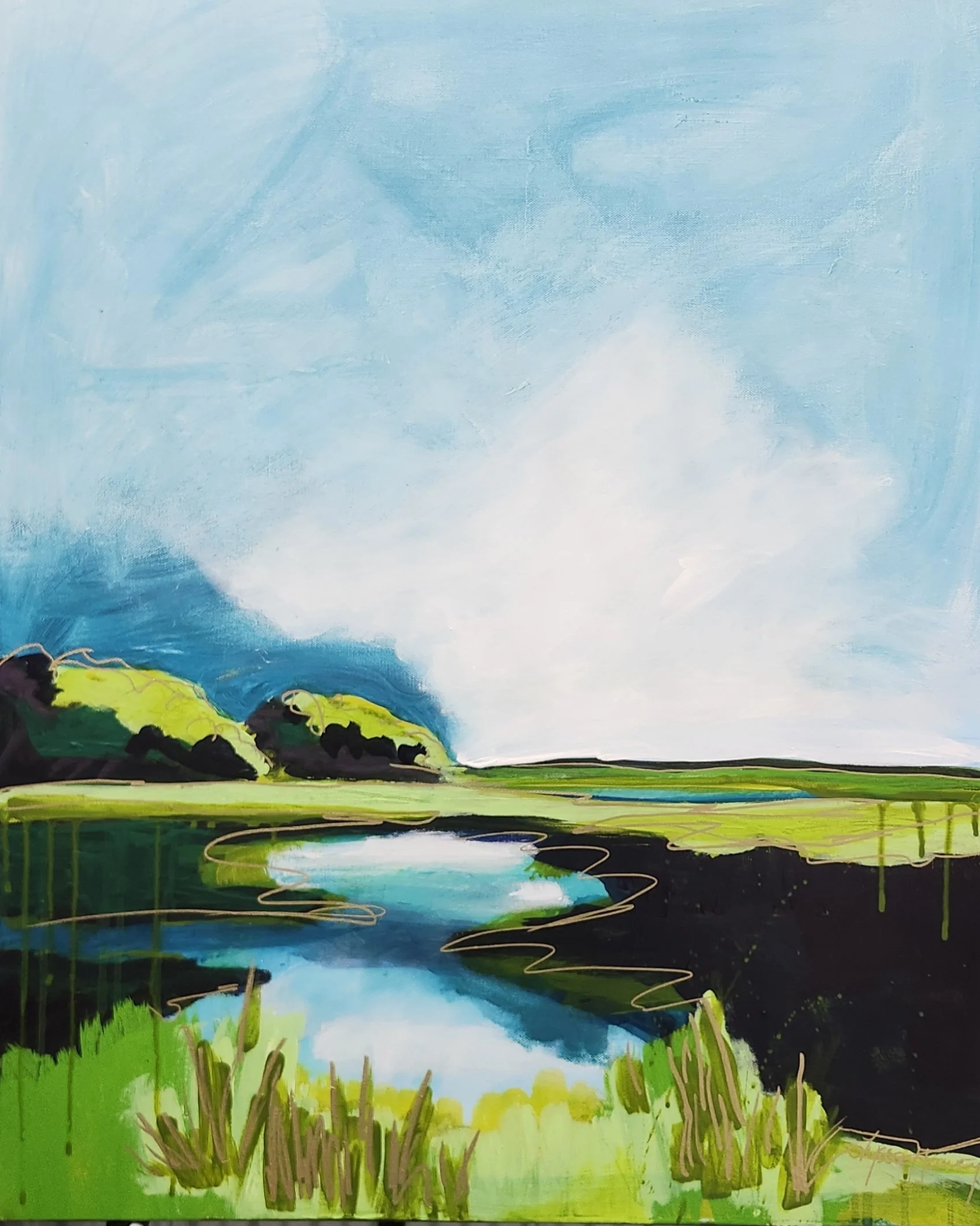 Marsh  Magnificent XXIX  30" x  24" x 2" $860.00