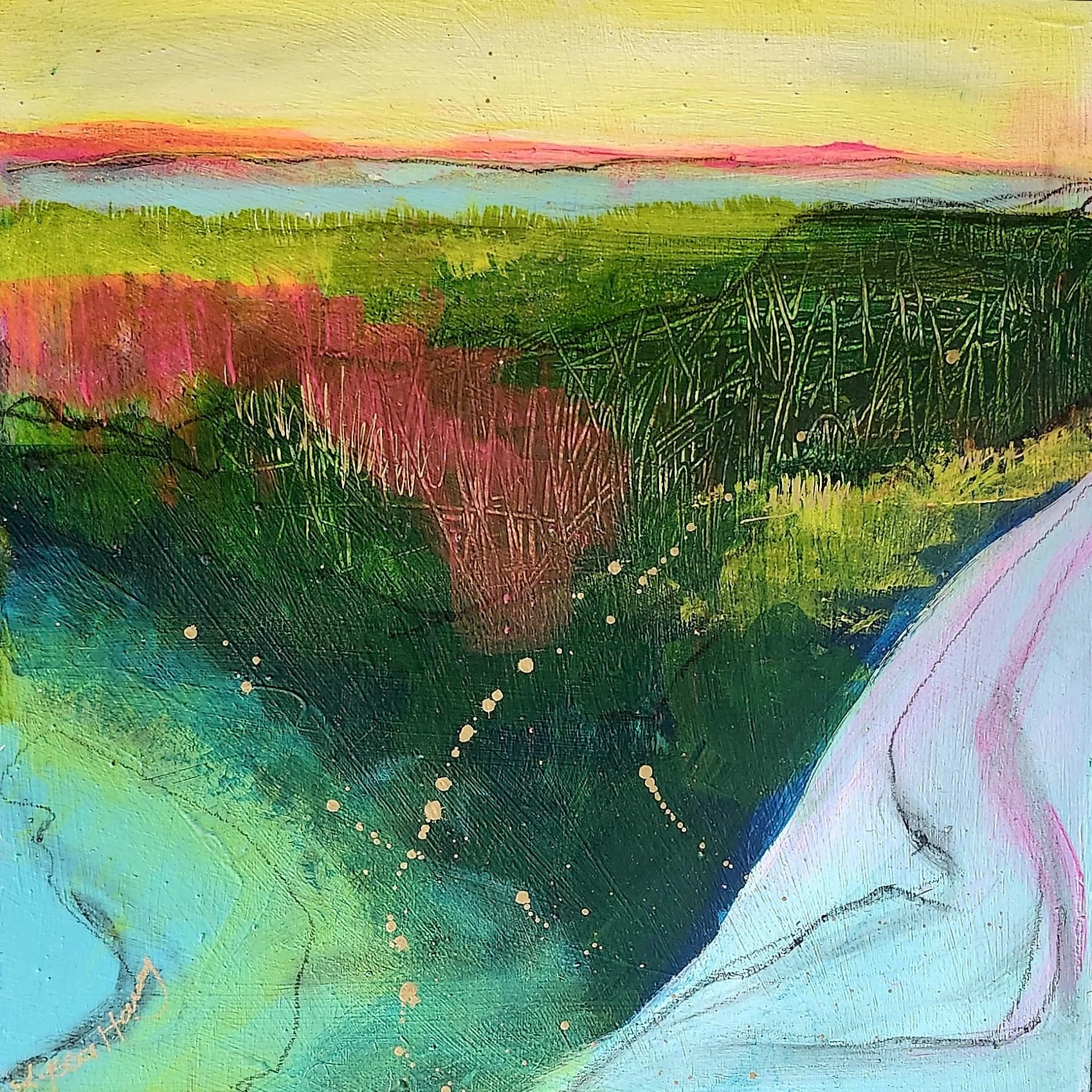Marsh II 12" x 12"   $440.00