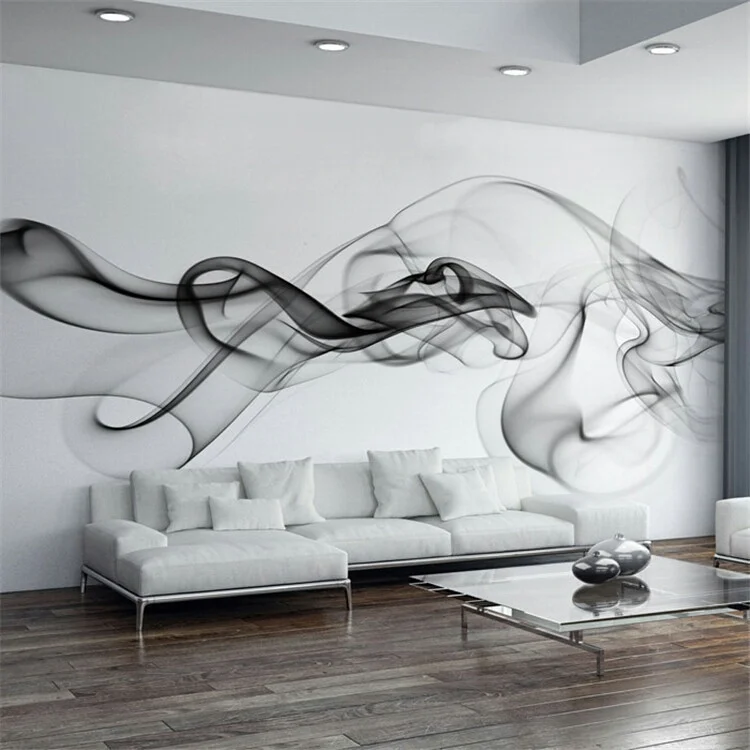 Okay, I cheated this has black in the mural, but I love the simplicity of it.
