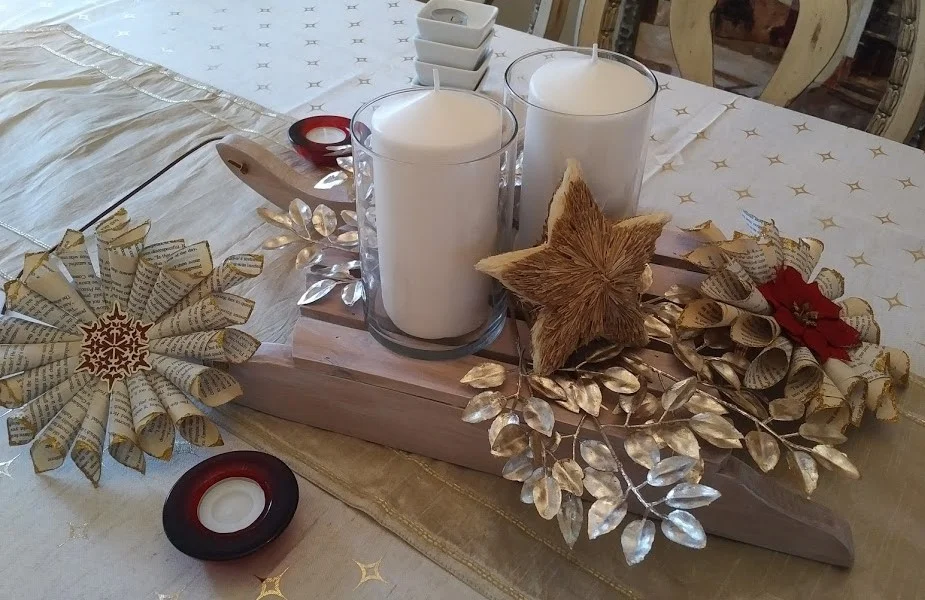 You can even put extra candles and decorations around your new item to fill up the space
