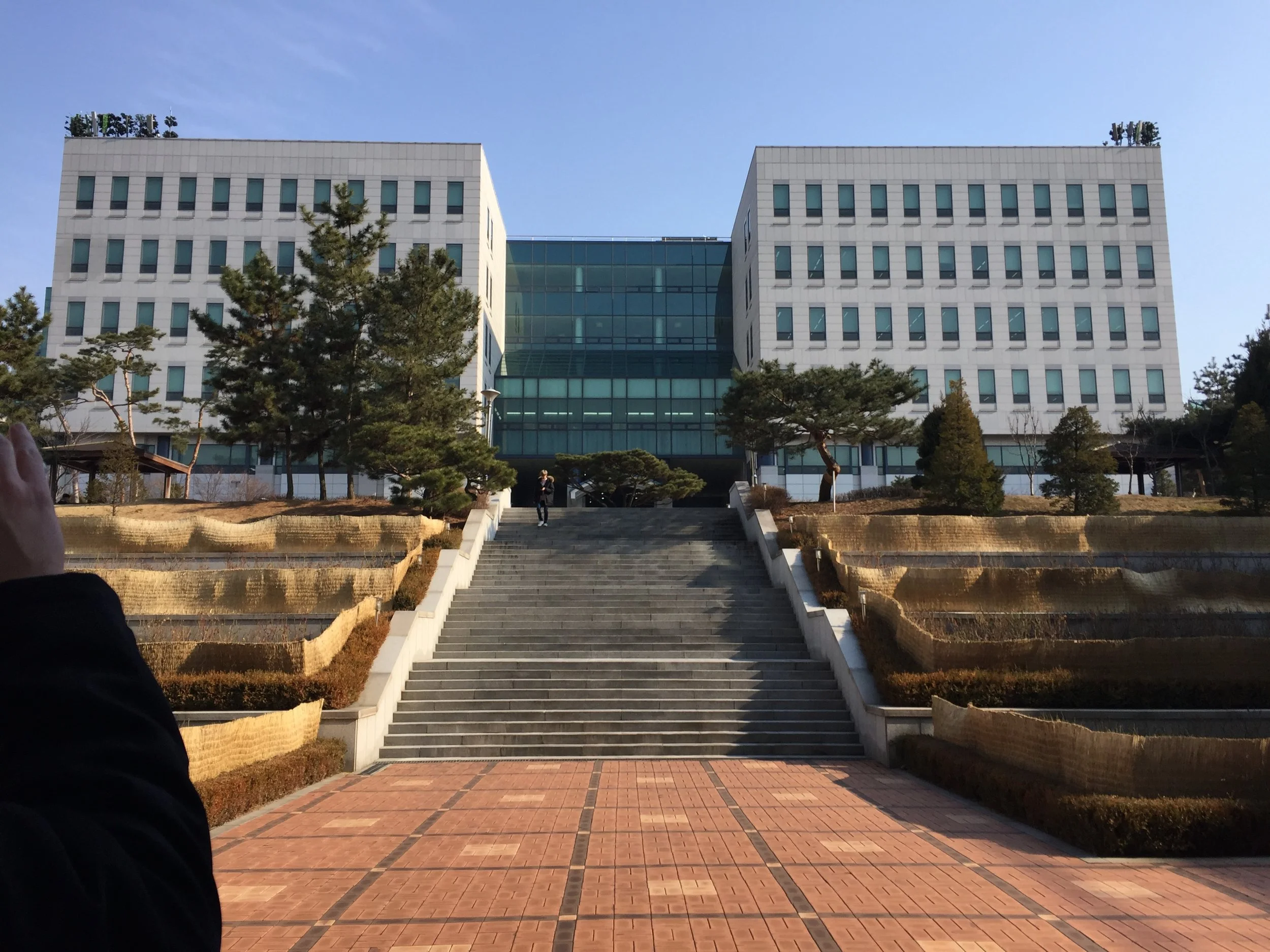 The view from the front of Dankook University