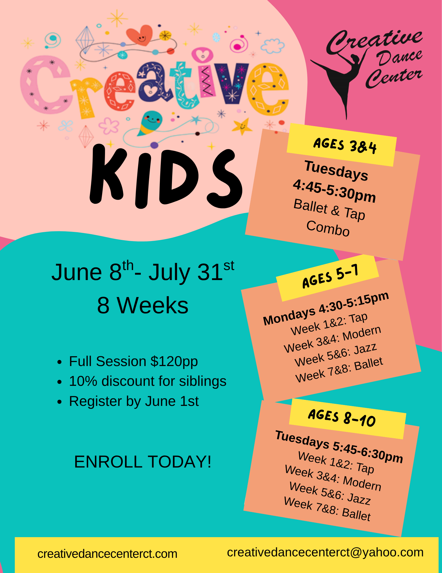 Black and Pink Kids Summer Camp Flyer.png