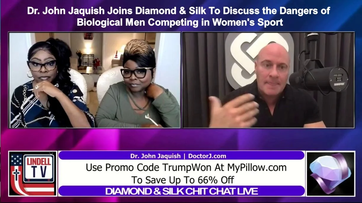 Dr. John Jaquish Joins Diamond &amp; Silk To Discuss Biological Men Competing in Women's Sport