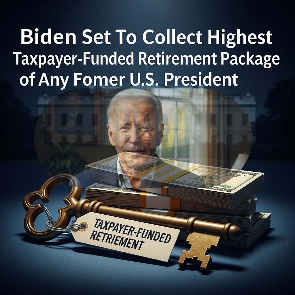 Biden Set To Collect Highest Taxpayer-Funded Retirement Package of Any Former U.S. President