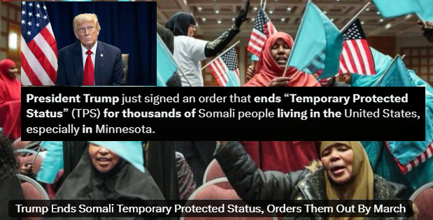 President Trump Ends Temporary Protected Status for Thousands of Somalis Living in the U.S.