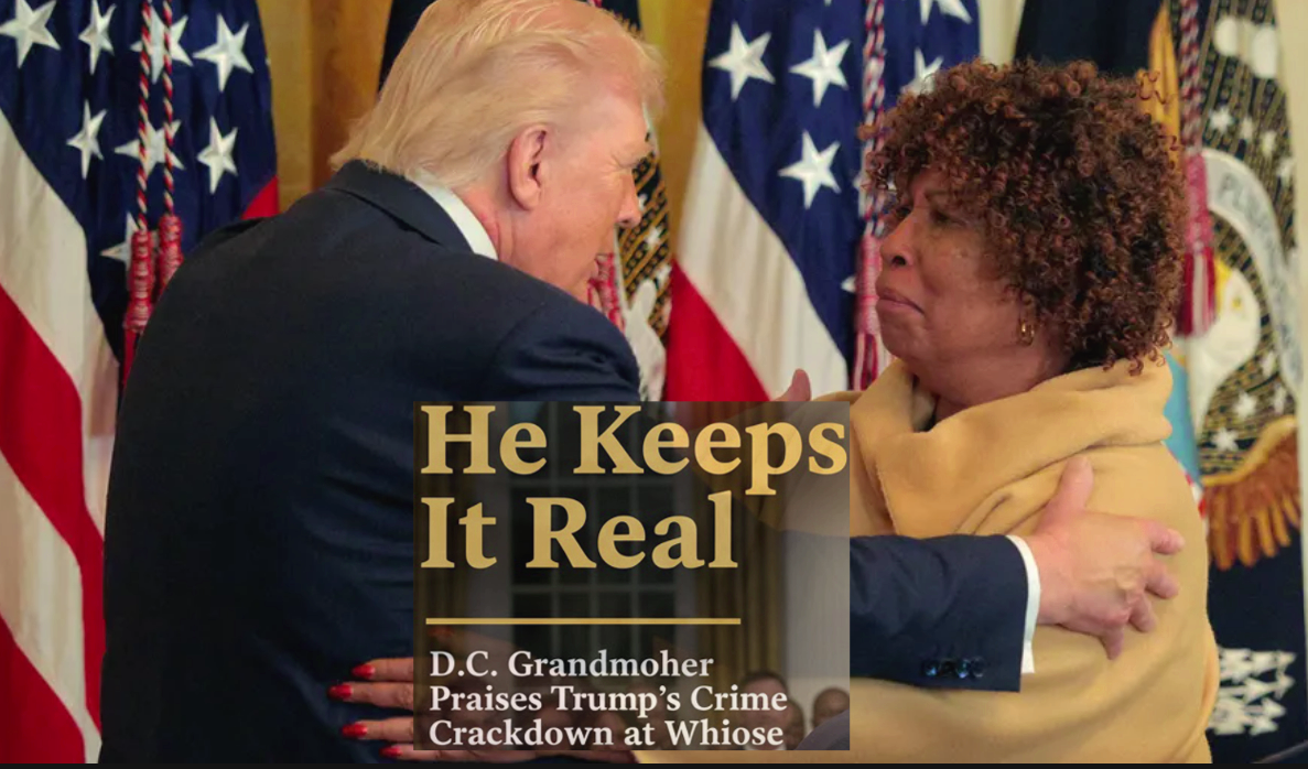 "He Keeps It Real": D.C. Grandmother Praises Trump’s Crime Crackdown at White House