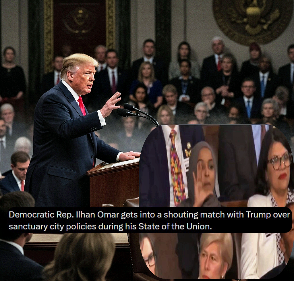 Inside the Latest State of the Union: Trump’s Bold Crackdown on Fraud and the Fiery Omar Response