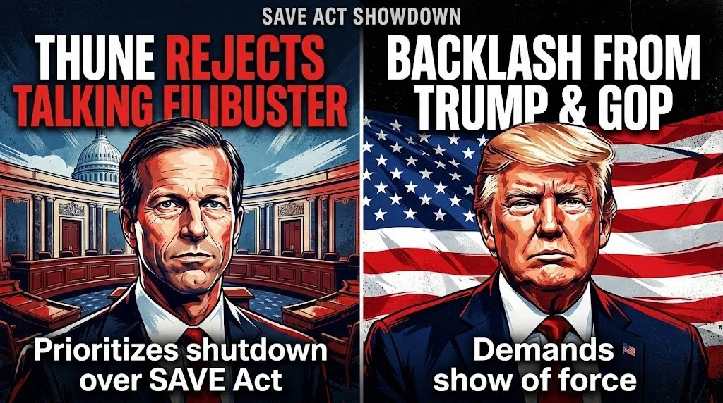 Thune Rejects SAVE Act Filibuster