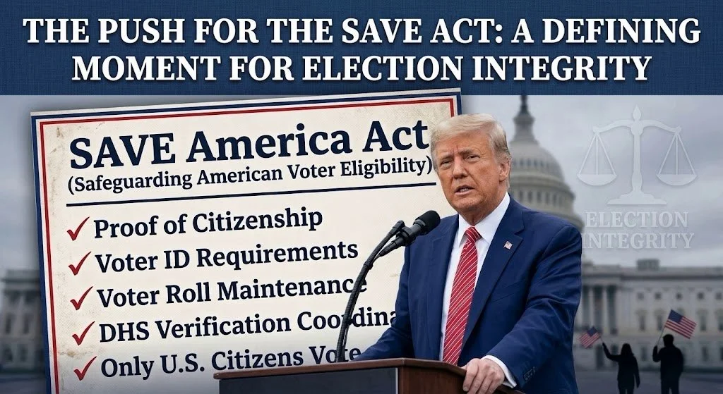 President Trump Urges Republicans to Pass SAVE Act