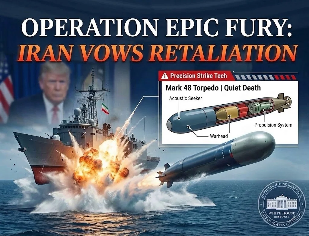 Iran Vows Retaliation After U.S. Sinks Warship in "Quiet Death" Strike
