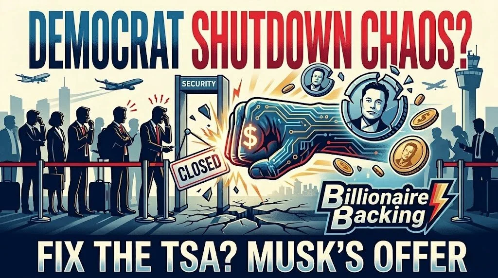 Musk’s Bold Offer Amidst the Democrat Shutdown Chaos