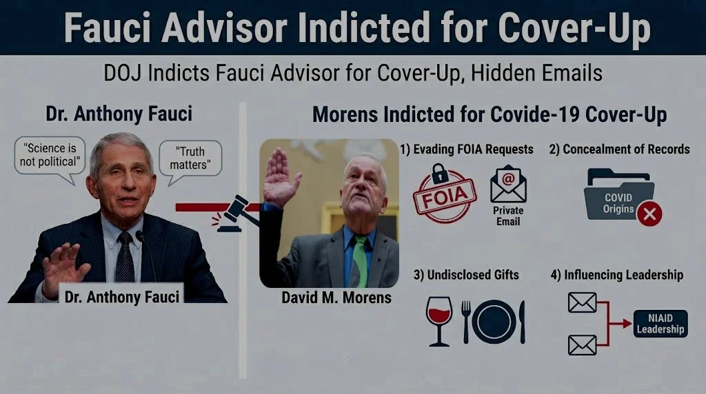 Fauci Advisor Indicted for Cover-Up