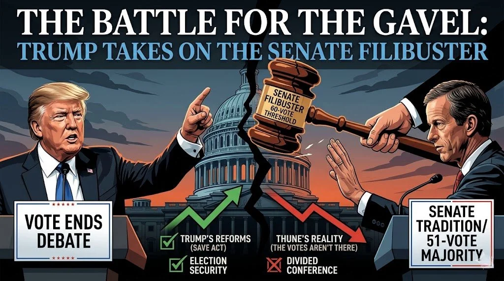 The Battle for the Gavel: Trump Takes on the Senate Filibuster