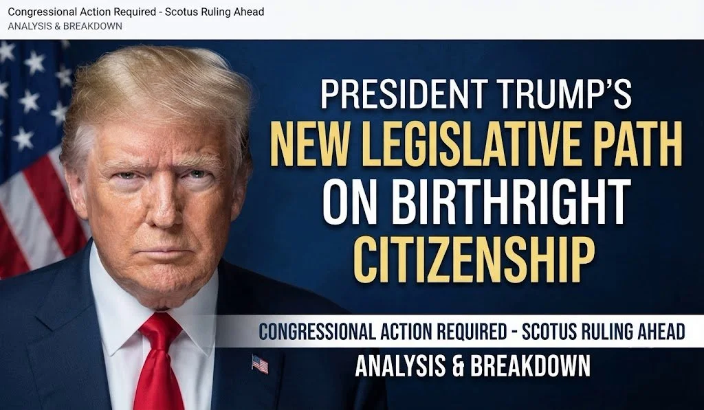 President Trump’s New Legislative Path on Birthright Citizenship