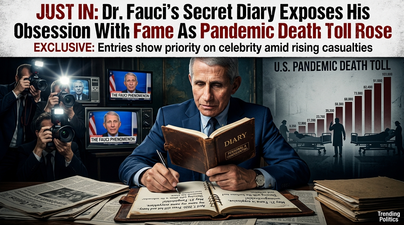 Behind Closed Doors: Dr. Fauci’s Secret Diaries Reveal a Fixation on Fame Amid Pandemic Tragedy