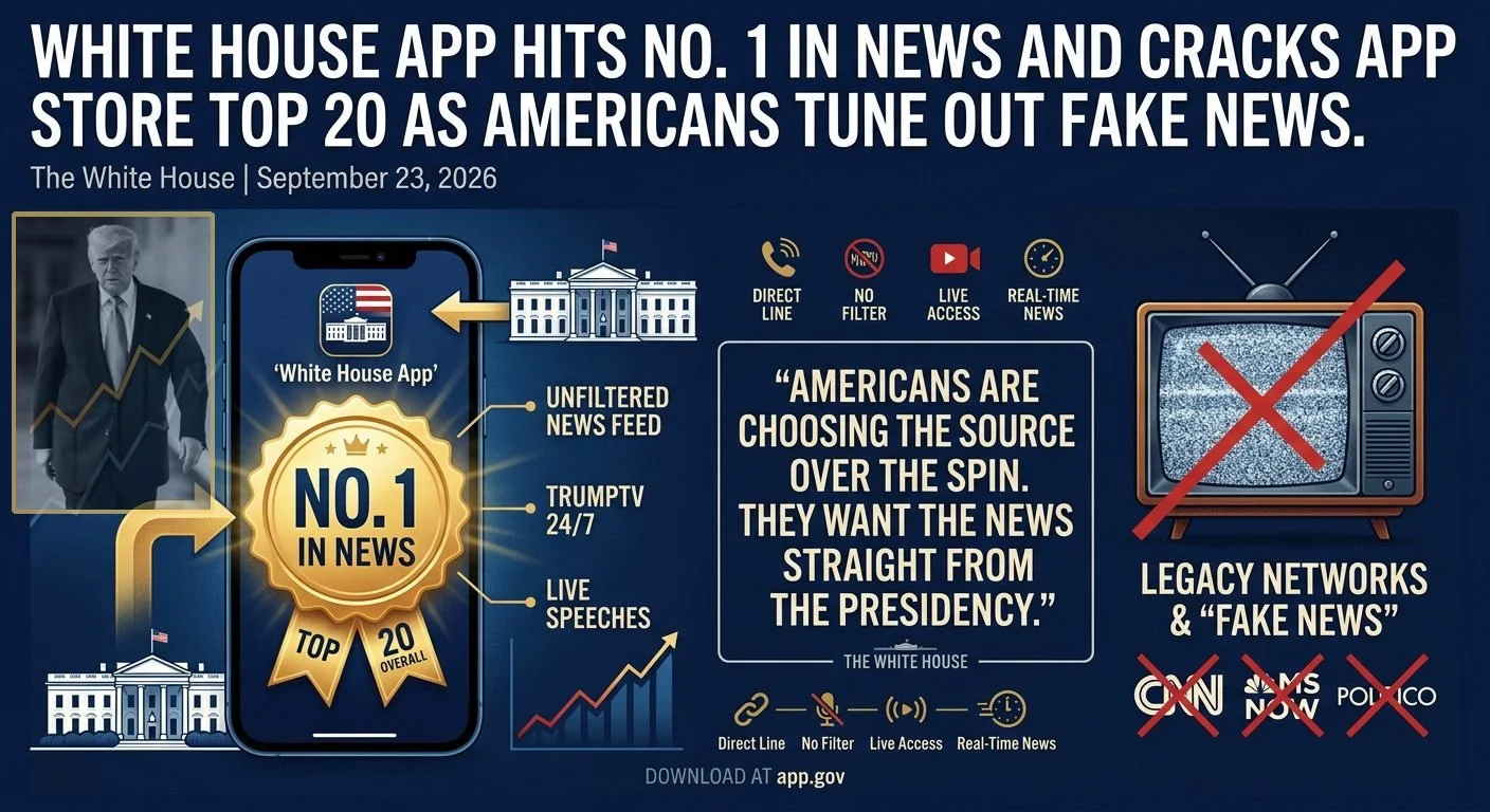 The White House App Soars to No. 1: Why Millions Are Going Direct for Their News