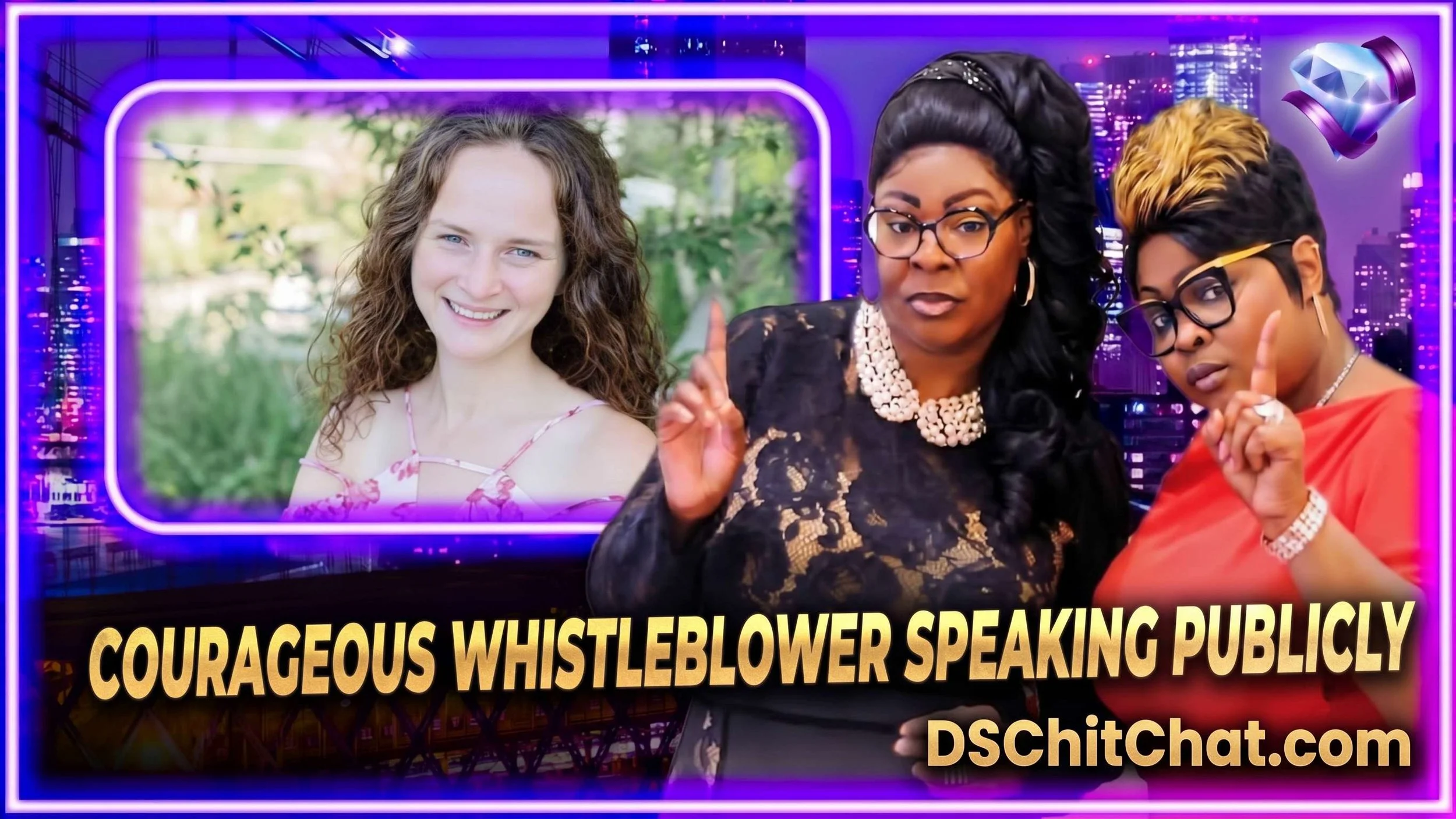 Courageous Whistleblower Speaking Publicly