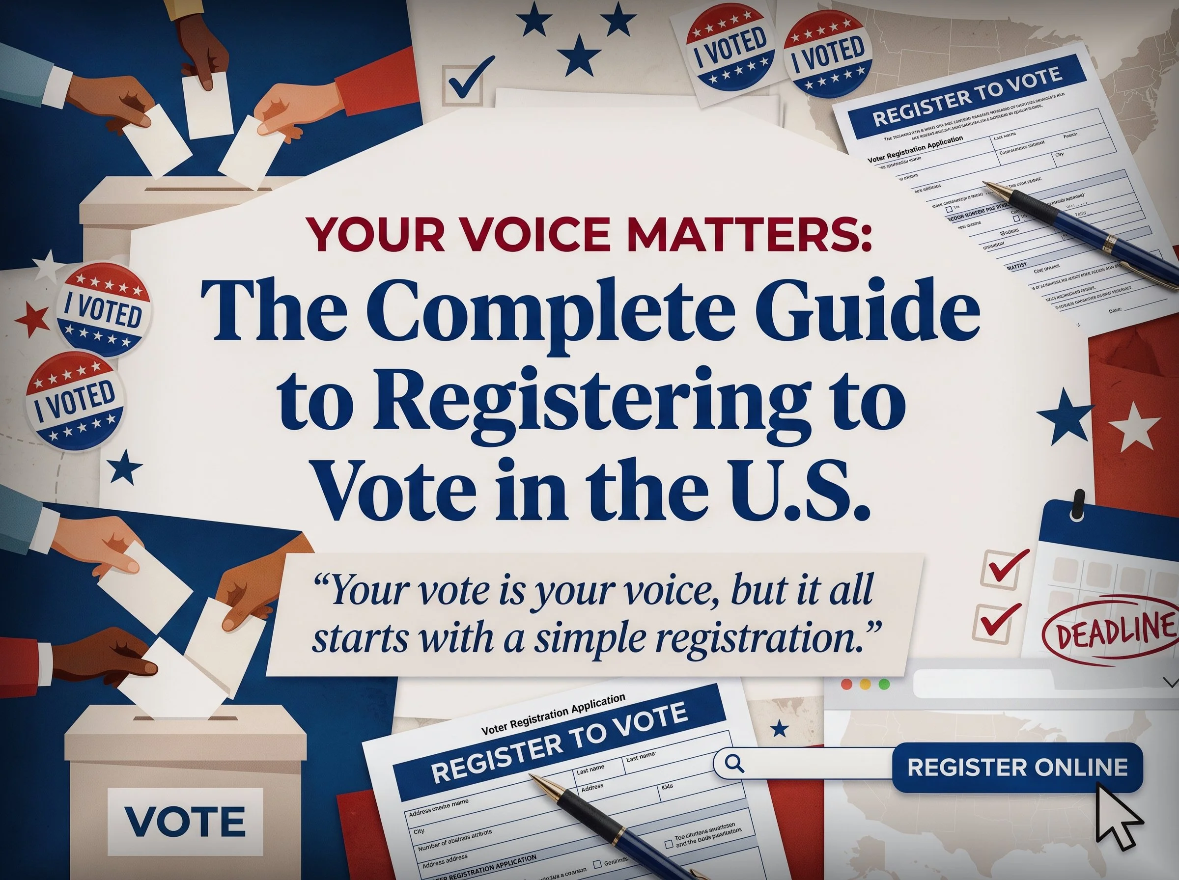 Your Voice Matters: The Complete Guide to Registering to Vote in the U.S.