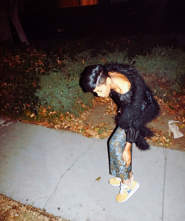 Keke Palmer was everything from the hair to the pants and down to her Nike runners. Slow. Clap.