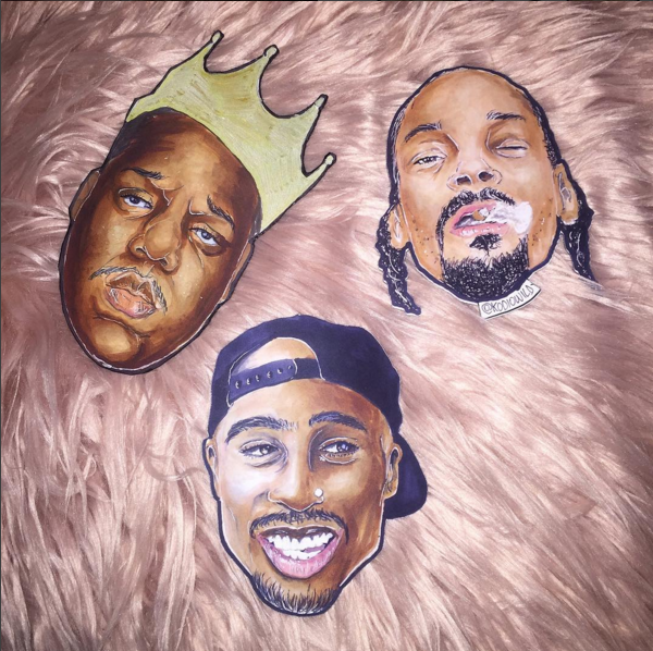 Biggie, Pac, Uncle Snoop.