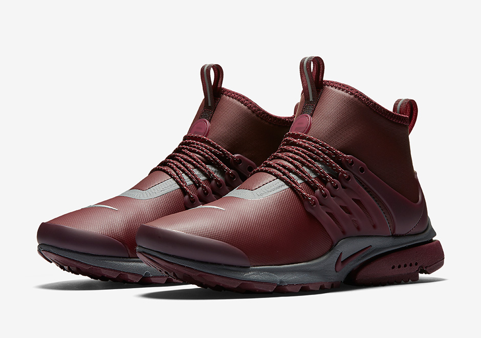 burgundy prestos womens