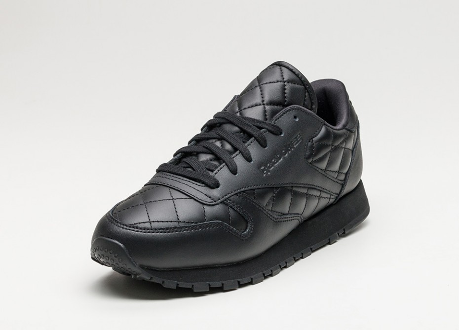 reebok classic leather quilted sneaker