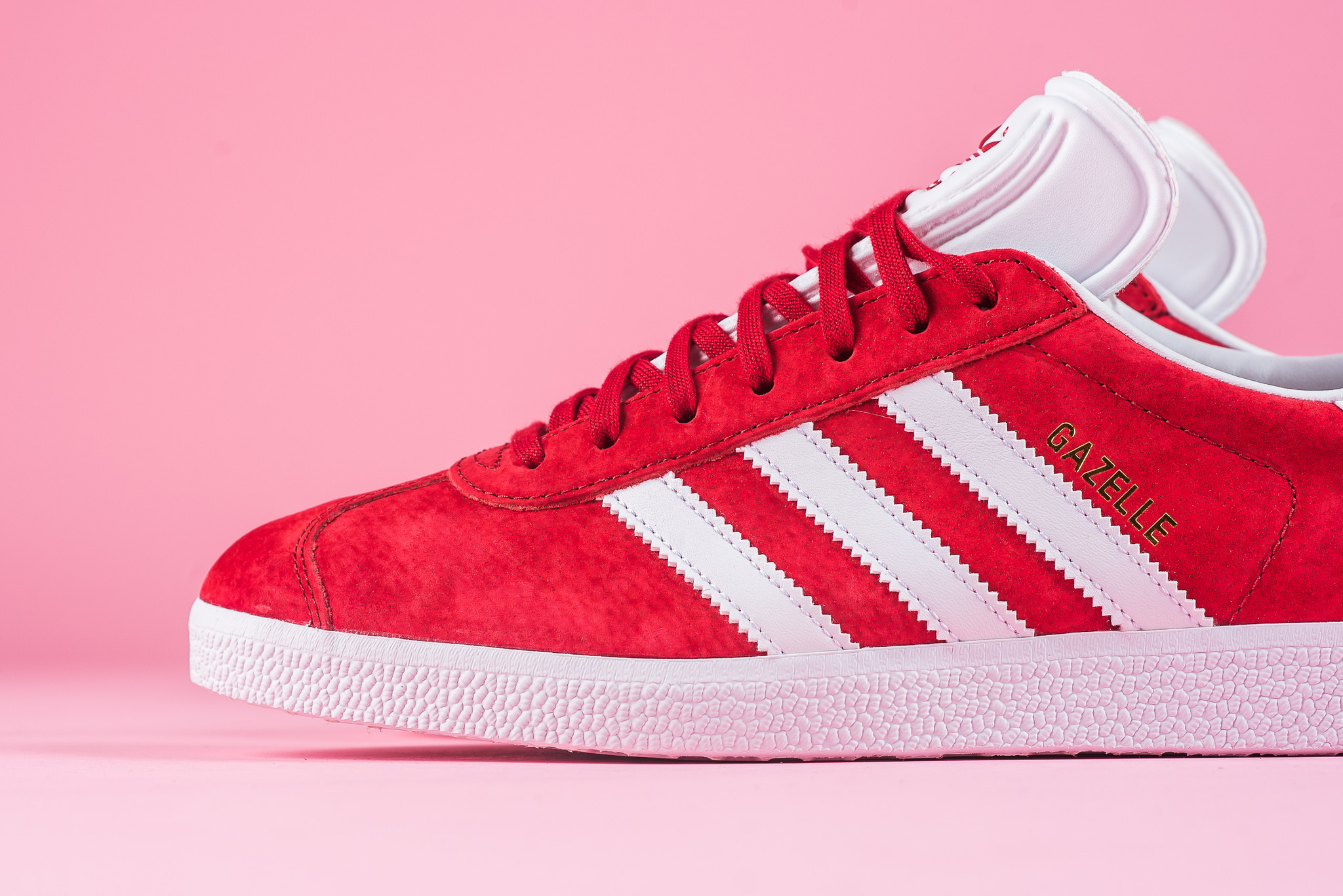 adidas gazelle og red leather