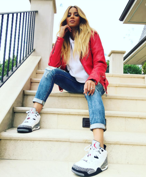 SneakHER Style: Ciara in Air Jordan Hybrid