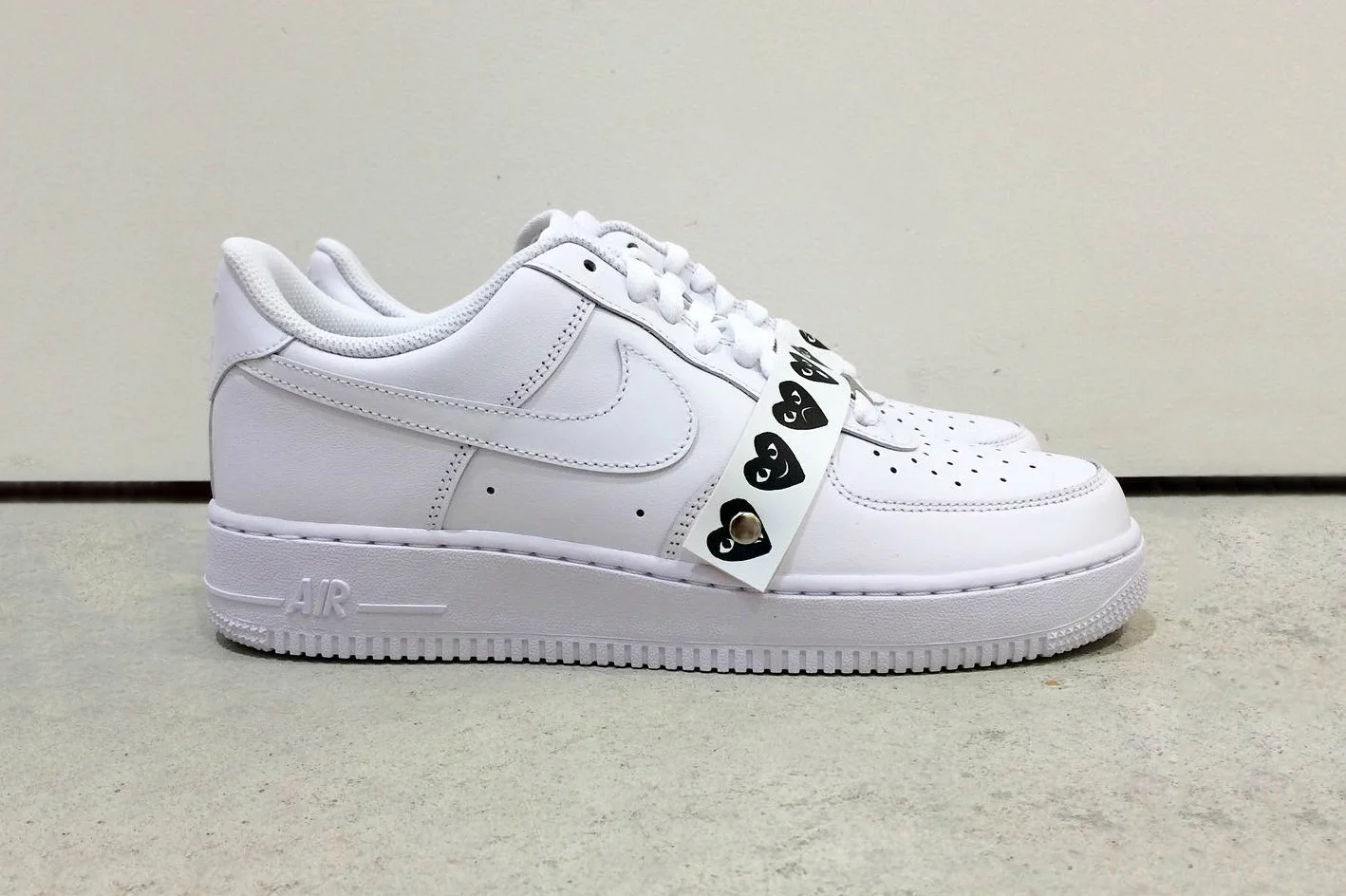 nike air force 1 x cdg play