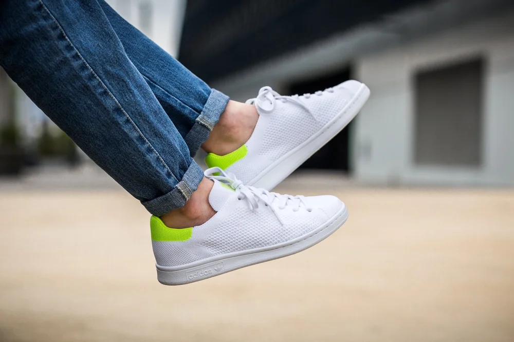 adidas gazelle silver green womens Dime Adidas Stan Smith