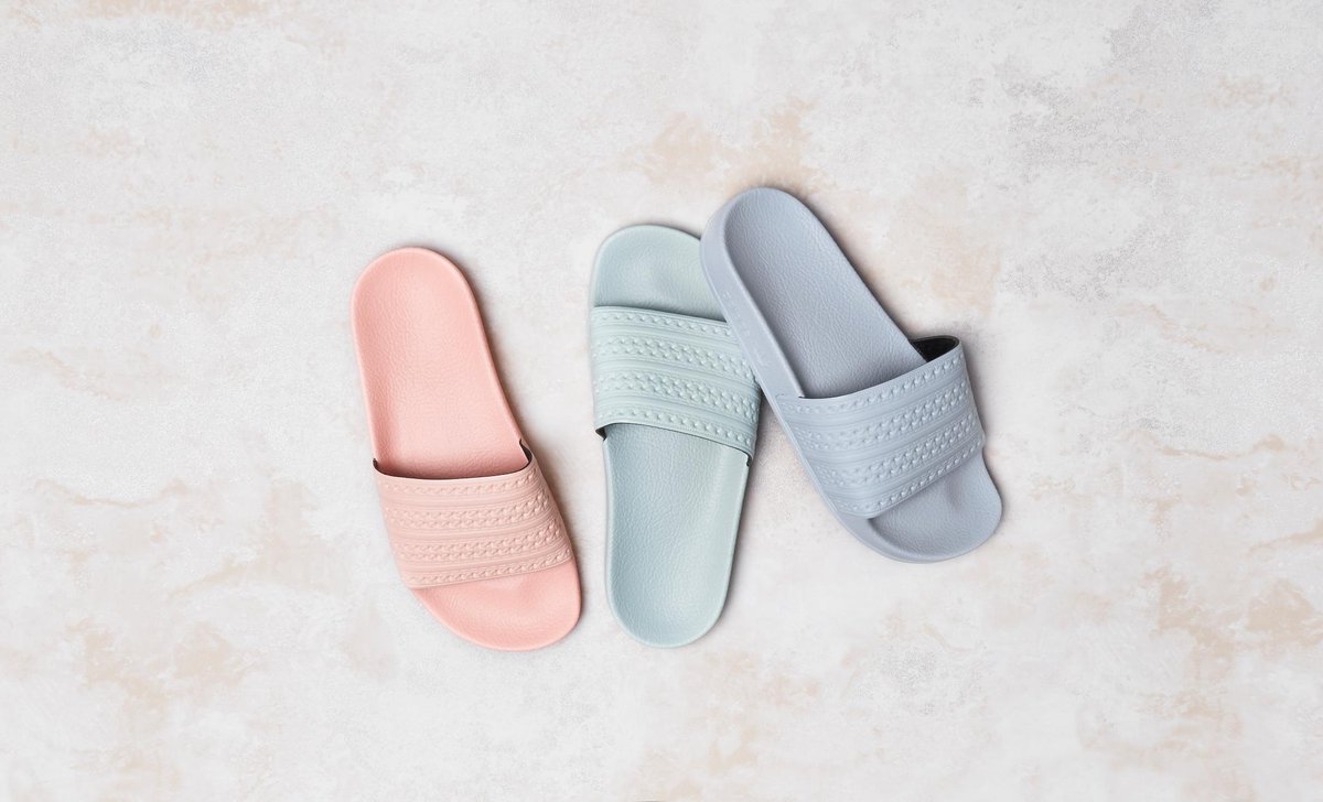The Adidas Adilette Goes Pastel — CNK Daily (ChicksNKicks)
